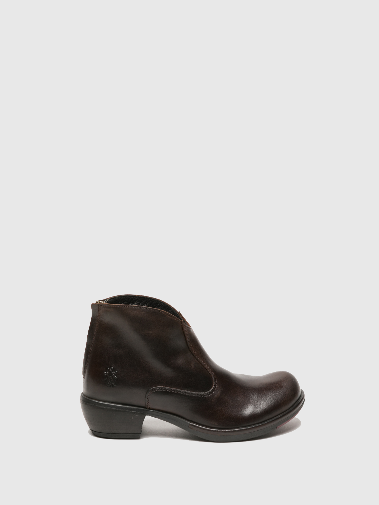 Fly London SaddleBrown Zip Up Ankle Boots